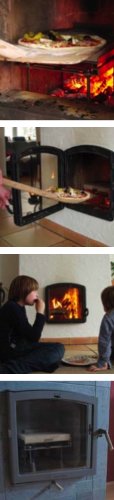 Pizza Casa Set für Kamin Kaminofen und Kachelofen - 3