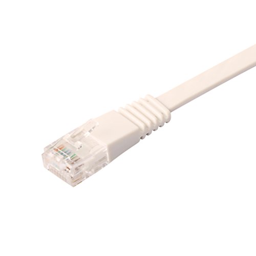 30m – 1 Stück 1000 Mbit/s Gigabit Lan | Flach | Slim | Patchkabel | Verlegekabel Multi Kabel Flach Cat6 RJ45 Snagless Netzwerk Ethernet-Patchkabel Everlasting & höchst zuverlässig Cat6-Ethernet-Kabel unterstützt bis zu 550 MHz und ist am besten für Fast Ethernet, Gigabit Ethernet und 10-Gigabit-Ethernet - 6