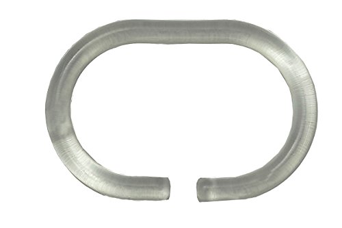 Duschvorhangringe 12 Stück Duschvorhangringe Ringe transparent Duschvohang - 2