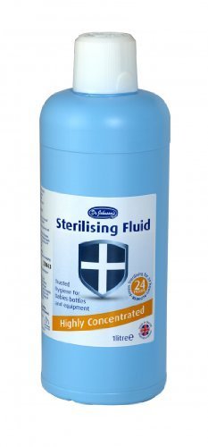 6 x Dr Johnson Highly Concentrated Sterilising Fluid 1 Litre