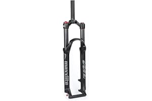splumzer MTB Horquilla 26 27.5 29 Pulgadas MTB Suspensión Horquilla Viaje 120 mm, 1-1/8 Tubo Recto/Tubo cónico Horquillas de Bicicleta de montaña