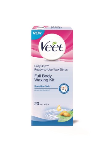 Veet Full Body Waxing Kit - Sensitive Skin (Pack of 1)
