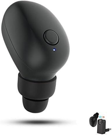 Bluetooth Headset Magnetic Charging Invisible In Ear Earpiece Wireless Headphones and 6 Hours Playtime Mic Hands-Free Calls Single Earbud for iPhone 8 X Android Smartphones