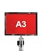 Produktbild Infotafel-Aufsatz/Hinweisschild DIN A3 für FLEXIBARRIER Personenleitsystem