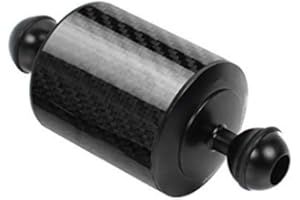 FEICHAO D60mm Diving Photography galleggiante galleggiante lampada acquatica braccio 108g - 584g 1inch Dual Ball 5/8/10/12" fotocamera subacquea versione aggiornata (12.7 "-108g, nero)