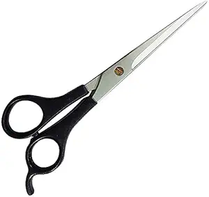 BEAUTRISTRO Hair Cutting Scissor Professional for Salon Barber and Home Use for Men and Women Hair Cut Scissors (Black Handle)