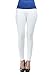 Frenchtrendz White Cotton Spandex Ankle Legging for Women RS.399.00