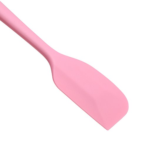 GA Homefavor 3-teilige Silikon Teigschaber Pfannenwender Set, Hitzebeständig, Schont beschichtete Pfannen, Rosa - 3