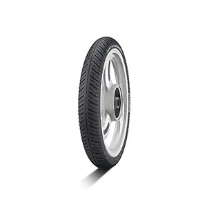 TVS Eurogrip ATT 525M Tubeless Tyre | Tubeless Tyre For Scooter | For a Steady Grip and A Smooth Ride | Size: 80/100-18 47 P | Colour Black