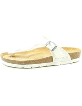 Rohde Riesa 5628 Damen Sandale Zehentrenner 00 Weiß meliert