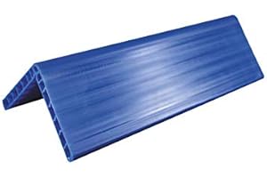 ROTHSCHENK (1x) Edge Protection Angle 800 mm - Blue | 120 x 120 x 12 mm | Edge Protectors Made of PE Plastic | Shatterproof, Dimensionally Stable & Cold-Resistant - for Load Securing with Lashing Straps