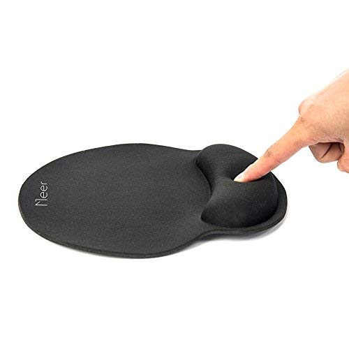 Meer Alfombrilla de Ratón con Apoyo de Gel, Cojín Alfombrilla de Ratón