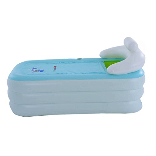 Intime Faltbare Aufblasbare Dicke Warme Erwachsene Badewanne, Spa-Badewanne, Kinder Aufblasbare Pool, Weiß - 3