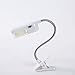 Produktbild RUIFENG LED Tischleuchte Led Mini Clip Auf Flexible Schreibtischlampe Led Tischlampe Buch Leselampe Clip Booklight Für Reise Schlafzimmer Reader Weiß