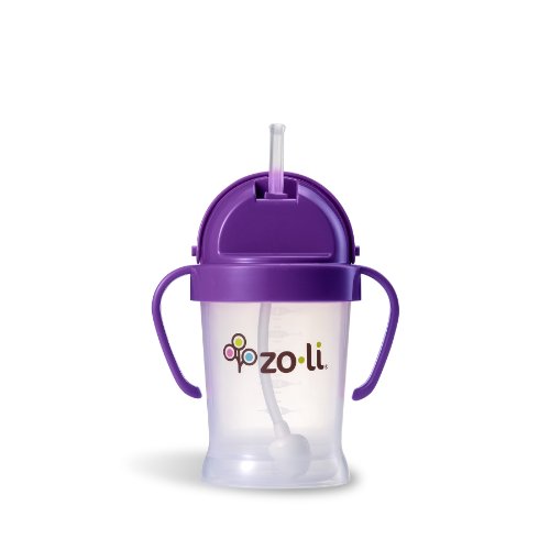 ZoLi Bot Straw Sippy Cup (Purple)