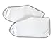JTshop - Moisturising 98% Cotton White Sleep Socks