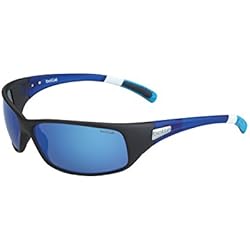 Bollé Recoil Gafas, Unisex Adulto, Negro/Azul (Mate), L