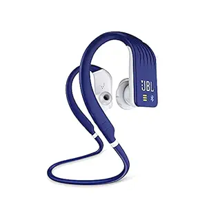 JBL Endurance Dive by Harman Wireless Bluetooth in Ear Neckband Headphones with Mic (Blue)