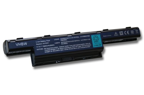 vhbw Li-Ion Akku 8800mAh (11.1V) für Notebook Laptop Acer Aspire V3-551G, V3-571, V3-771G wie AS10D31, BT.00603.11, LC.BTP00.127.
