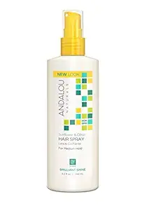 Andalou Naturals Perfect Hold Hair Spray, Sunflower and Citrus, 8.2 Ounce