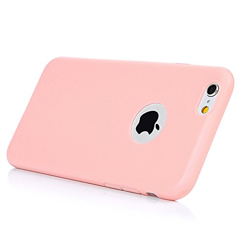 iphone 6/6S Plus Hülle Badalink iphone 6/6S PlusSchutzhülle TPU Handyhülle Case Cover Handytasche Anti-Rutsch Kratzfest Handyhülle Case Cover für Iphone 6/6S Plus Matt Rosa - 4