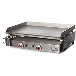 Plancha Tonio - Plancha Bento 6 à 12 personnes - Gaz butane propane - Plaque de cuisson inox - Caisson Inox - Système de sécurité thermocouple - Allumage piezzo mécanique - Fabrication 100% France