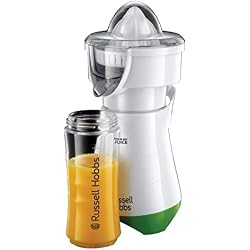Russell Hobbs 21352-56 Mixeur Blender Electrique Mix and Go, Presse Agrumes 600ml, Gourdes pour Transport