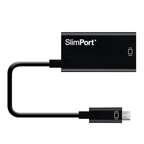 kwmobile SlimPort zu HDMI Adapter - Micro-USB zu HDMI-Adapter fÃ¼r SlimPort-fÃ¤hige Smartphones und Tablets - Videos Musik Ã¼ber Handy auf TV streamen
