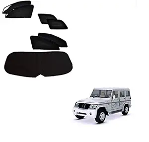 Kozdiko Zipper Magnetic Sun Shades Car Curtain with Dicky for Mahindra Bolero XL