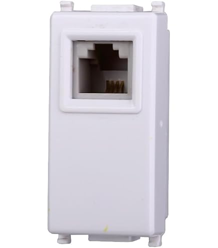 Presa RJ11 non schermata 6/4 Vimar Linea Nera 30320.G