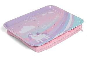 Swan Household Kids Lap Tray with A Removable Cushion For Eating Writing, Reading With Cushion (Purple)