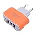 Produktbild 3.1A Triple USB Port Wall Home Travel AC Charger Adapter for S6 EU Plug and Newest In