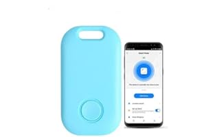 YTFSKFUI Tracker,Mini Anti Lost Key Finder With Anti-Lost Alarm Reminder,Smart Wireless Bluetooth-Compatible Pet Key Remote Wallet Luggage Finder,Works With Android & IOS-Blue