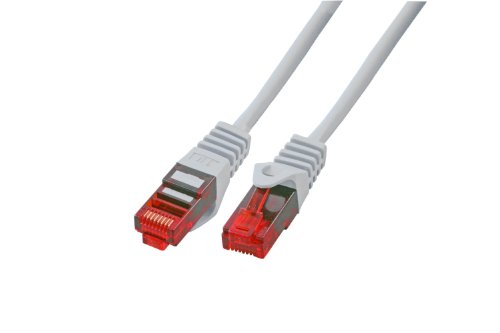 BIGtec 25m CAT.5e Ethernet LAN Patchkabel Gigabit Netzwerkkabel Patch Kabel grau (RJ45, Cat 5e, Twisted Pair UTP, 1000 Mbit/s) 2 x RJ45 Stecker ideal für Switch , DSL Verbindungen , Patchfelder , Patchpanel , Router , Modem , Access Point und andere Geräte mit RJ45 Anschluß ,CAT Kabel KAT Kabel CAT5e - 2