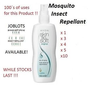 2 x Avon Skin So Soft Soft & Fresh Original Dry Oil Body Spray "SSS"