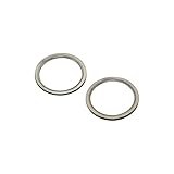 Lieferumfang 2 Stück Auspuff Krümmer Dichtung Set 2 Stück 47,5x38x2,5mm für Cagiva Elefant Ducati Monster Moto Guzzi