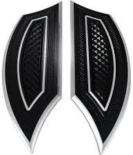 Eddie Trotta Designs black Driver Floorboards Harley Davidson softail 86-15