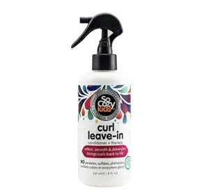 SoCozy Curl Spray | Leave-In Conditioner | For Kids Hair | Detangles and Restores Curls | 8 fl oz | No Parabens, Sulfates, Synthetic Colors or Dyes