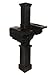 Produktbild Mayne 5811-BK Rockport Double Mailbox Post, Black by Mayne