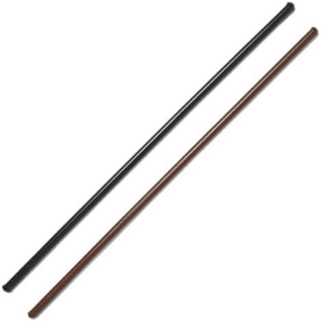 HY Brown Leather Show / Showing Cane 22"