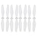 Produktbild Bescita6 Paddel Blatt Für Xiaomi FIMI A3 RC Quadcopter Teile FPV Schnellverschluss CW / CCW Propeller 8 STÜCKE (Weiß)