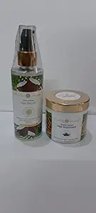 Netsurf Herbs & More Vitamin Therapy Hair Nutriment Enriched with Vitamin A,D&E 80 gm Bundle with Hair Serum 100 ml Total 2 Item