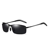 MODA DESIGN--El diseño clásico de lente rectangular sin marco, semi-sin montura, permite que las gafas AMZTM se vean a la moda y robustas. Las patas antideslizantes de goma permiten que las gafas de sol AMZTM sean ideales para los deportes. El diseño antideslizante profesional de la almohadilla nasal de silicona permite que las gafas de sol AMZTM se lleven cómodamente. Ligero y el diseño amarillo de la lente permiten que las gafas de sol AMZTM sean la mejor opción para conducir de noche.