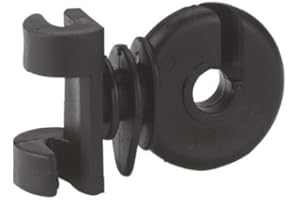 AKO Fencing Zusatzisolator Ovalstahlpfahl, 25 Stück