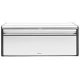 Brabantia 299186 - Panera con apertura frontal abatible, color gris metalizado mate