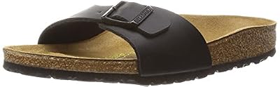 Birkenstock Madrid, Mules homme, Noir, 45 EU