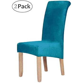 smiry Velvet Stretch Dining Room Chair Covers Soft ...
