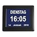 Produktbild No Name (foreign brand) Quarz Wanduhr 1558324 190 mm x 155 mm x 20 mm Schwarz Großes Display