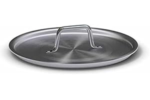 Ballarini Professionale Coperchio Piano, Alluminio, Grigio, 24 cm