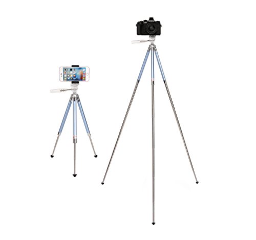 Fotopro 39.5 Zoll Handy Stativ, Aluminum Reistativ mit Stativtasche, Blau (Nur Stativ)